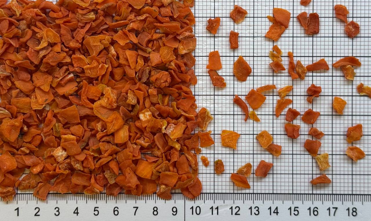 морковь 10х10х5 мм очищенная